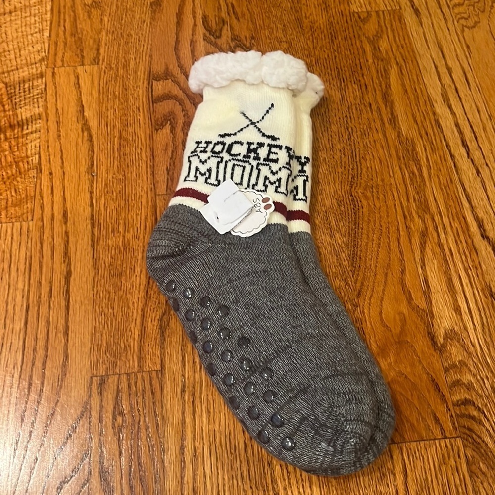 NWT ABS Woman’s Hockey Mom Long Socks
